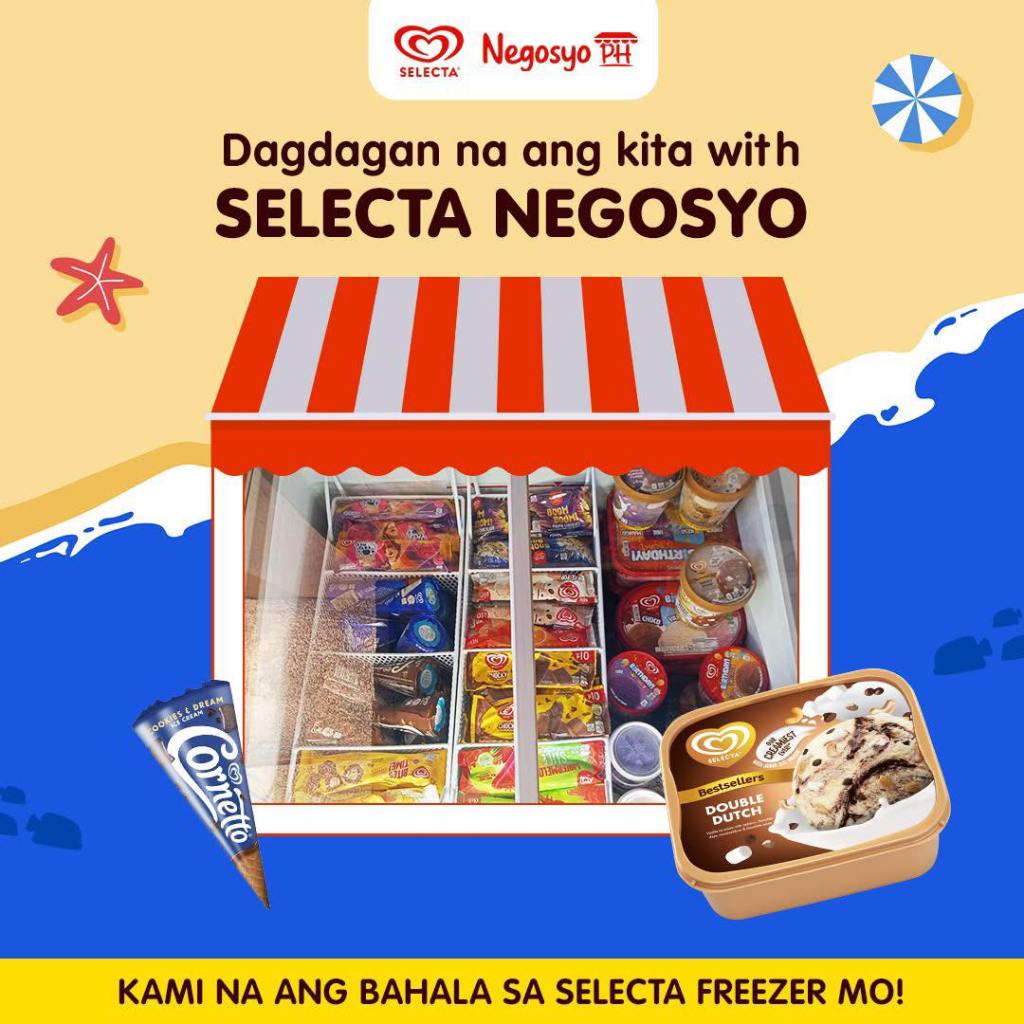 Tara na at maging Selecta Reseller, lalo na ngayong summer! 😎 Patok na ang kita, kami pa ang bahala sa freezer mo!